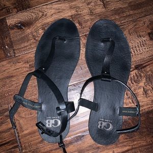 Black sandals